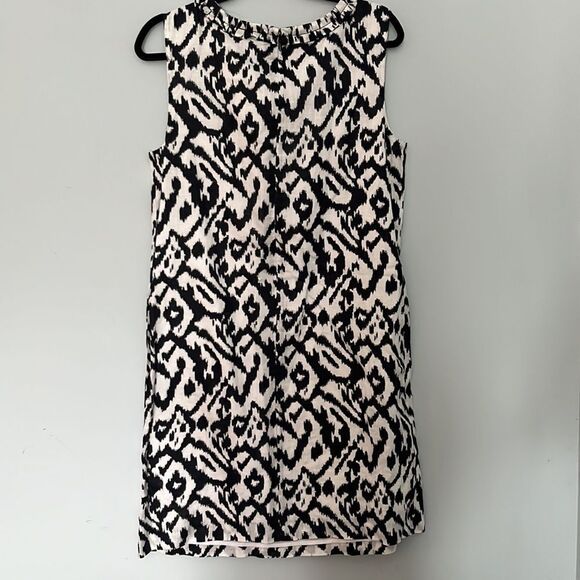 White Animal Print Day A-Line Dress - Picture 4 of 5
